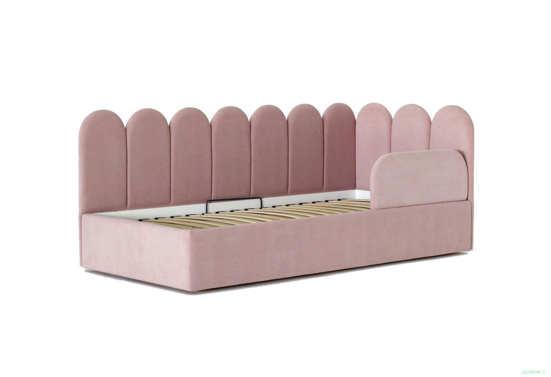 Ліжко-подіум Eurosof Емелі 90х200 см з нішею та металопідйомником + бортик - Зображення 4 Зображення 4 - Ліжко-подіум Eurosof Емелі 90х200 см з нішею та металопідйомником + бортик