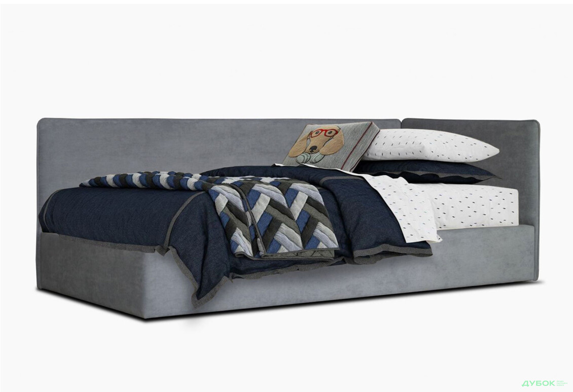 Ліжко Eurosof Лілу 120х200 см з нішею та металопідйомником + матрац ППУ