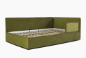 Фото 4 - Ліжко Eurosof Лілу 120х200 см з нішею та металопідйомником + бортик і матрац ППУ