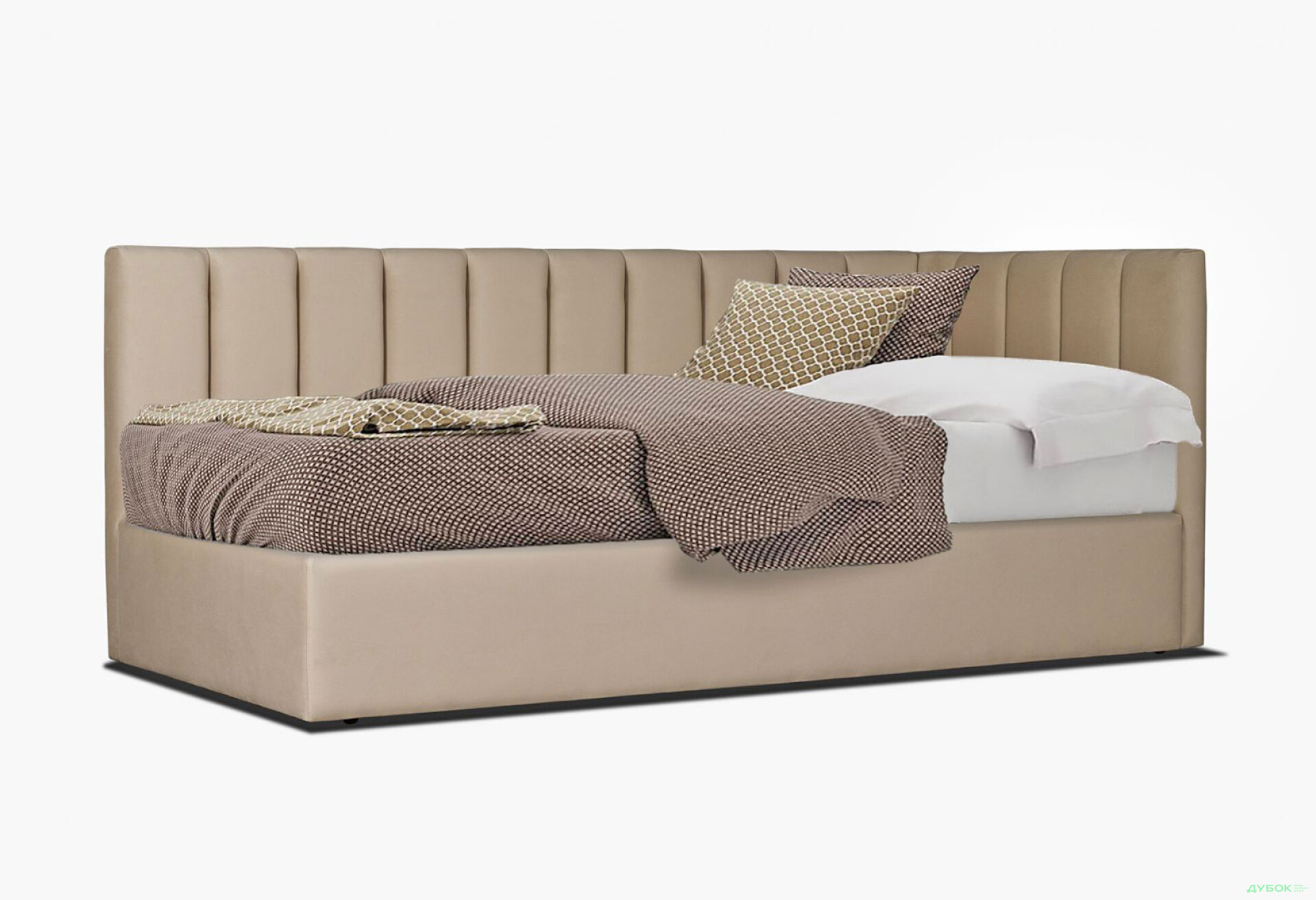 Фото 1 - Ліжко Eurosof Софі 90х200 см з нішею та металопідйомником + матрац ППУ