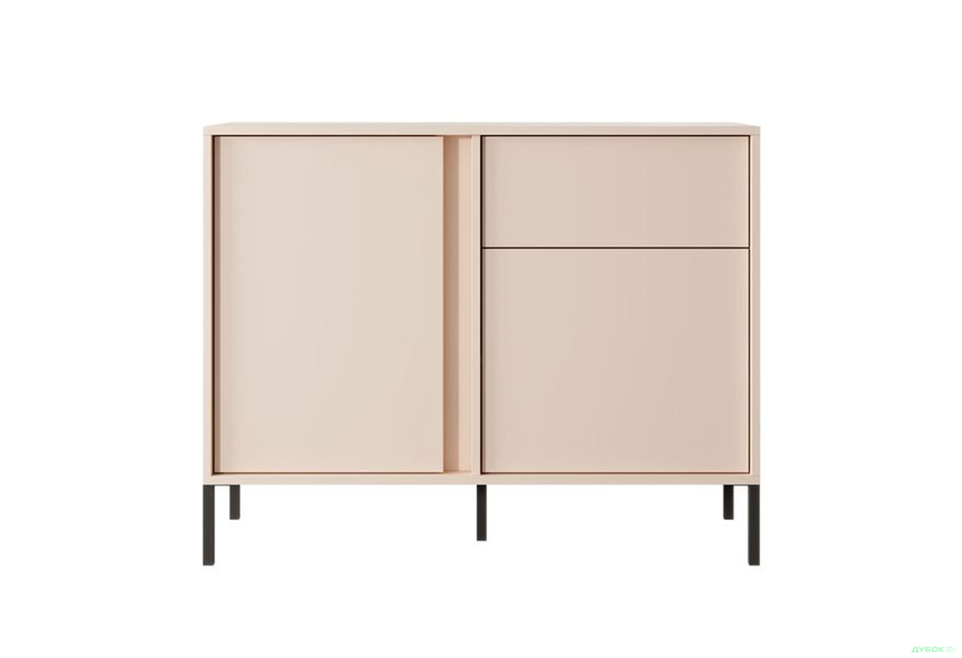Комод Perfect Home Даст / Dast 2-дверний з шухлядою 104 см, бежевий - Зображення 2 Зображення 2 - Комод Perfect Home Даст / Dast 2-дверний з шухлядою 104 см, бежевий