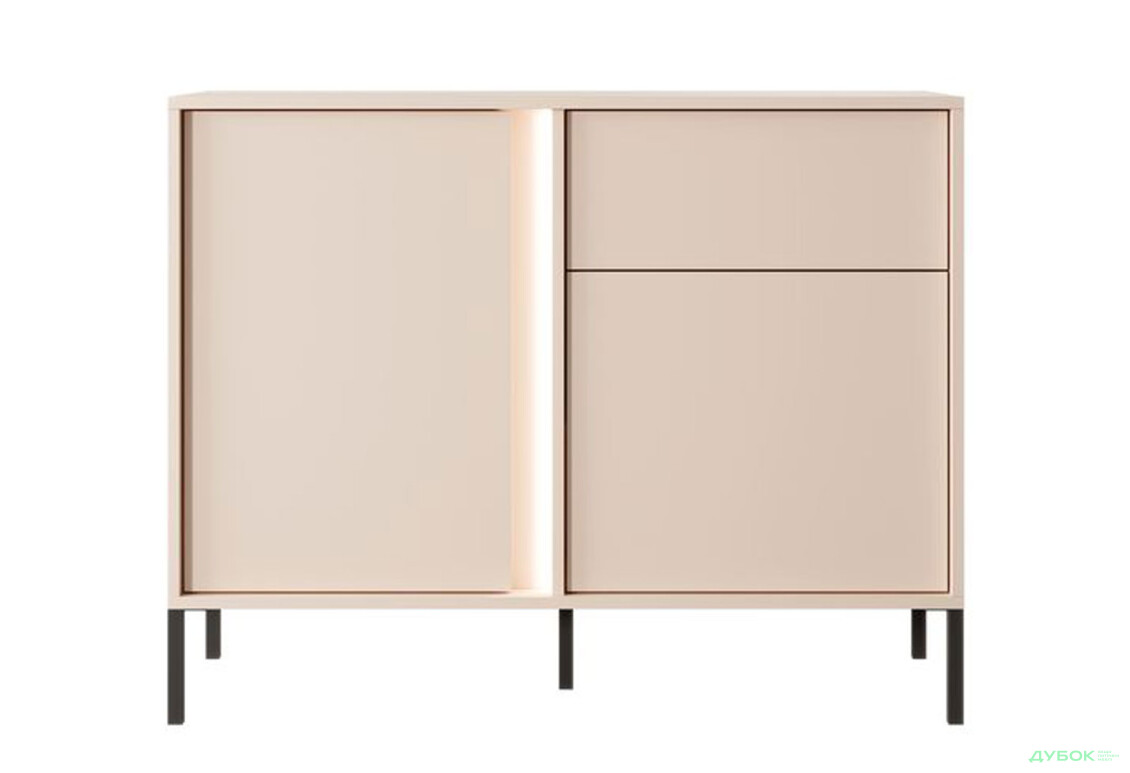Комод Perfect Home Даст / Dast 2-дверний з шухлядою 104 см, бежевий - Зображення 3 Зображення 3 - Комод Perfect Home Даст / Dast 2-дверний з шухлядою 104 см, бежевий