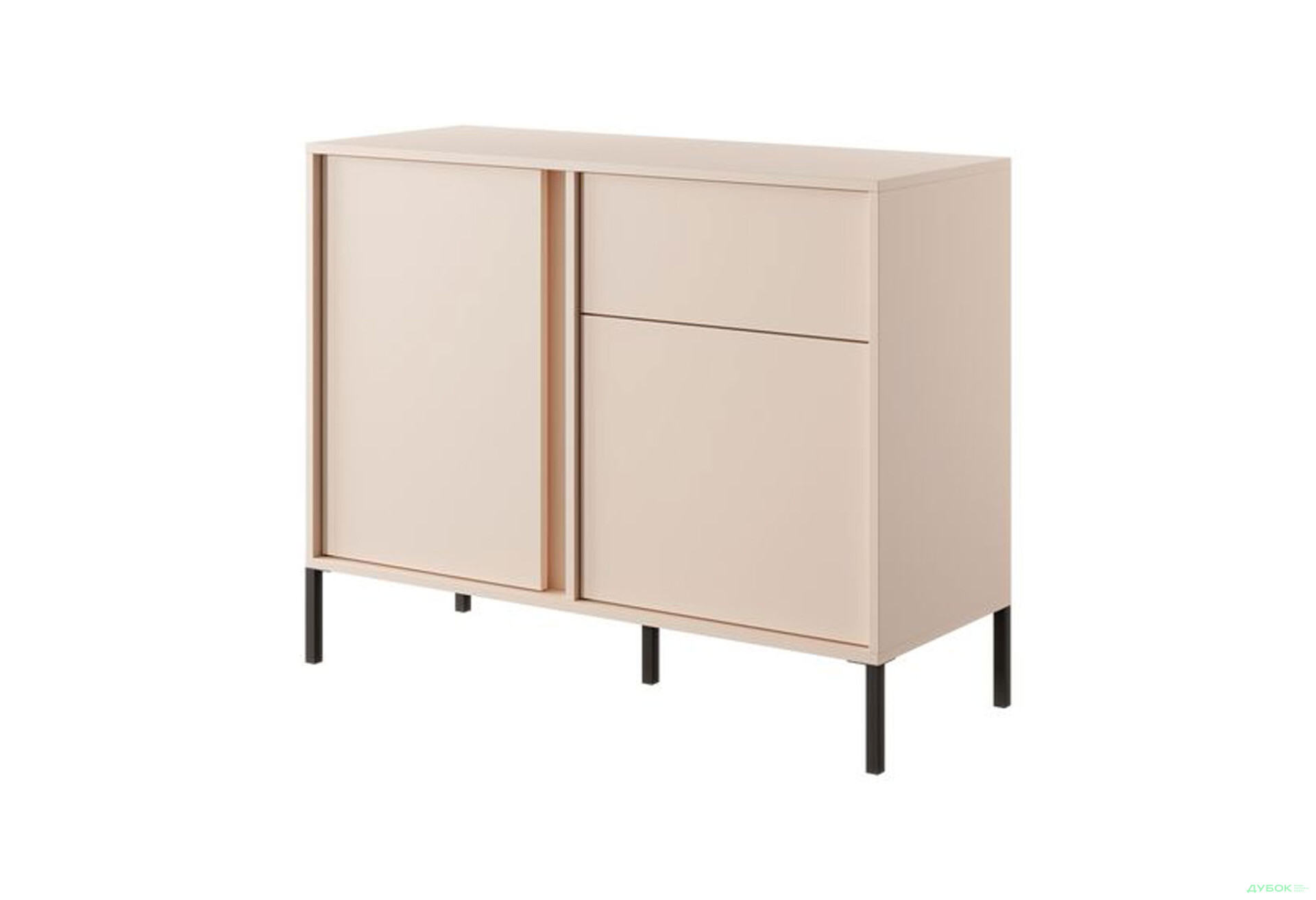 Комод Perfect Home Даст / Dast 2-дверний з шухлядою 104 см, бежевий - Зображення 1 Зображення 1 - Комод Perfect Home Даст / Dast 2-дверний з шухлядою 104 см, бежевий