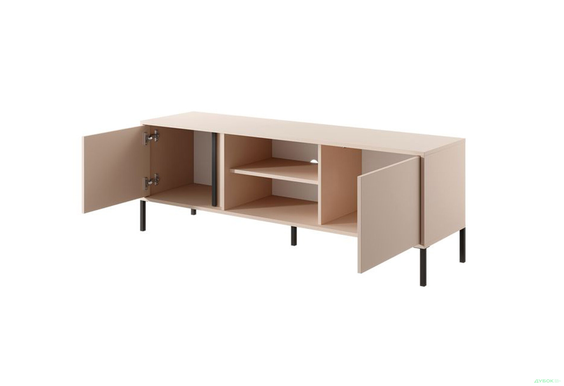 Тумба під ТВ Perfect Home Даст / Dast з 2 дверками 153 см, бежевий - Зображення 5 Зображення 5 - Тумба під ТВ Perfect Home Даст / Dast з 2 дверками 153 см, бежевий
