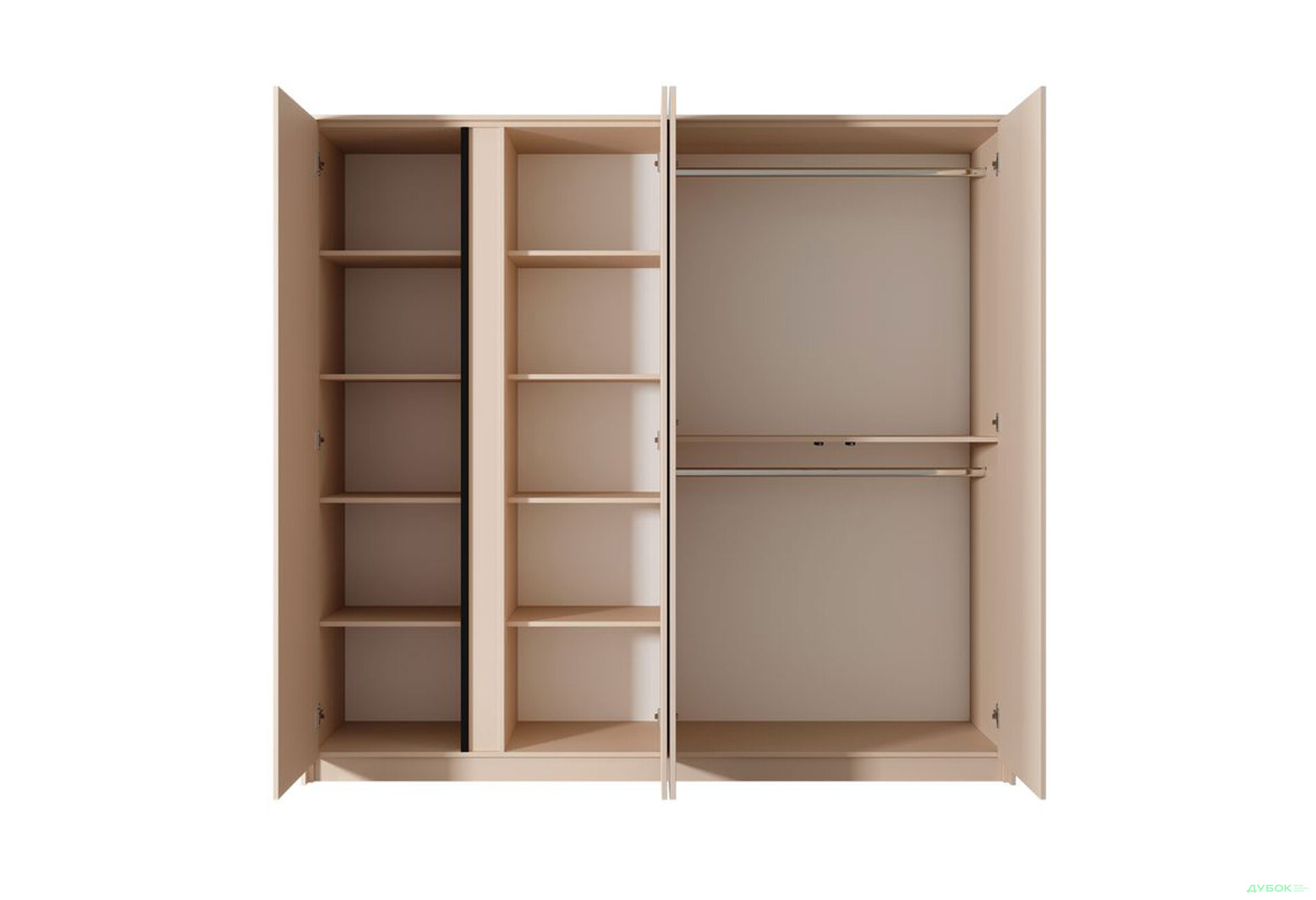 Зображення 5 - Шафа Perfect Home Даст / Dast 4-дверна 220 см, бежевий