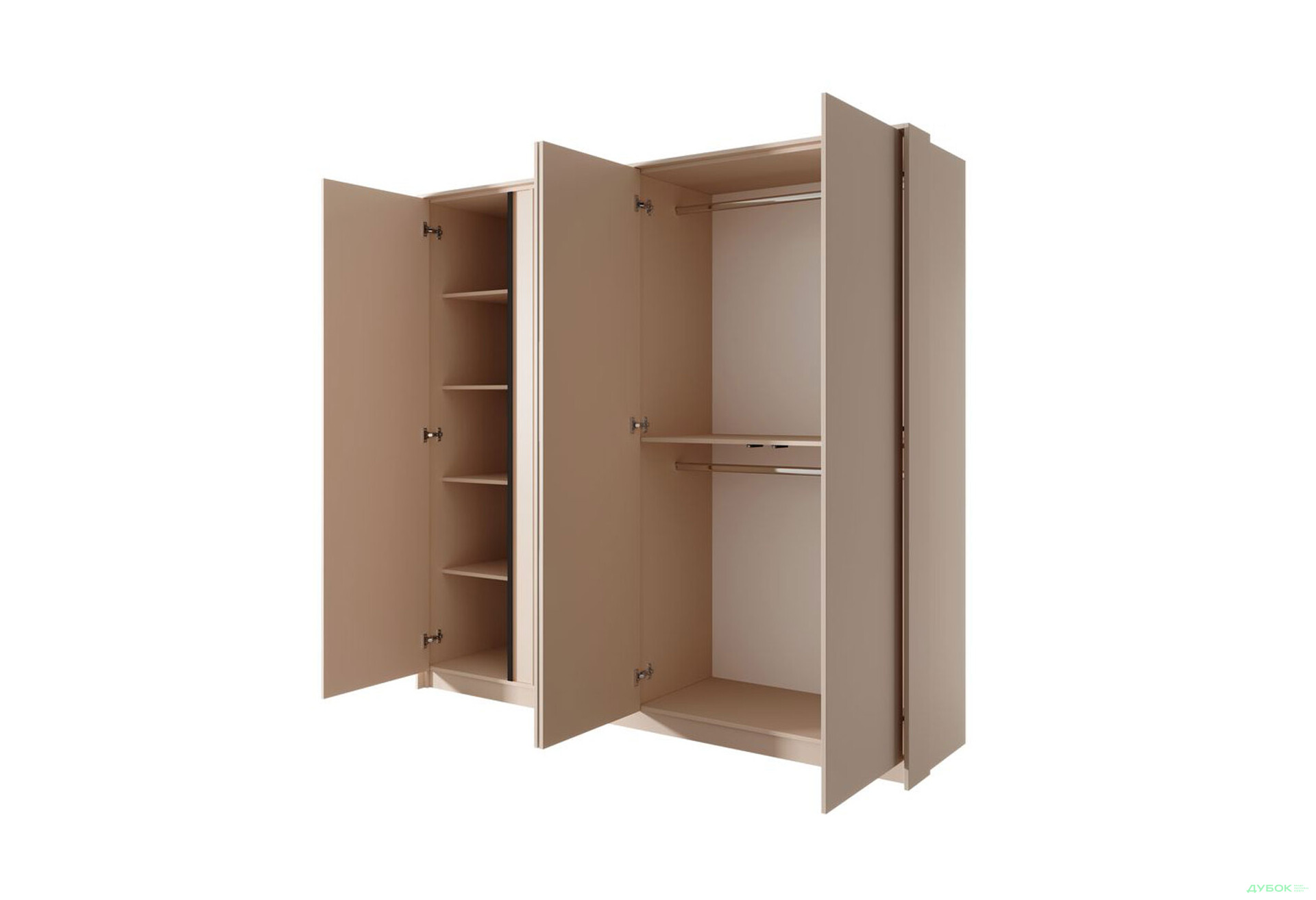Зображення 6 - Шафа Perfect Home Даст / Dast 4-дверна 220 см, бежевий