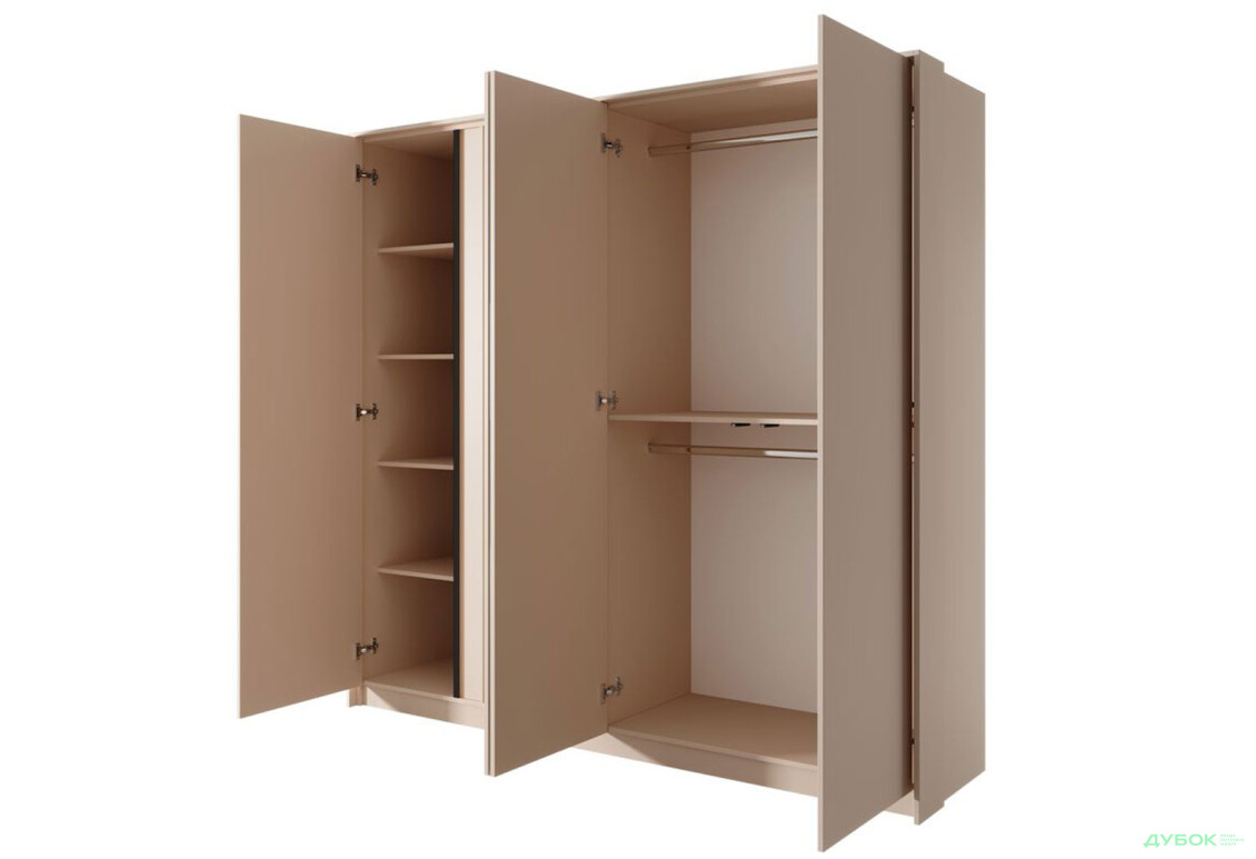 Зображення 6 - Шафа Perfect Home Даст / Dast 4-дверна 220 см, бежевий