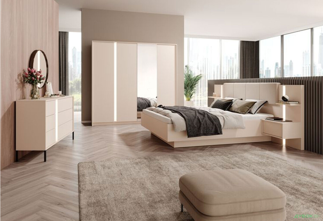 Зображення 2 - Шафа Perfect Home Даст / Dast 4-дверна 220 см, бежевий