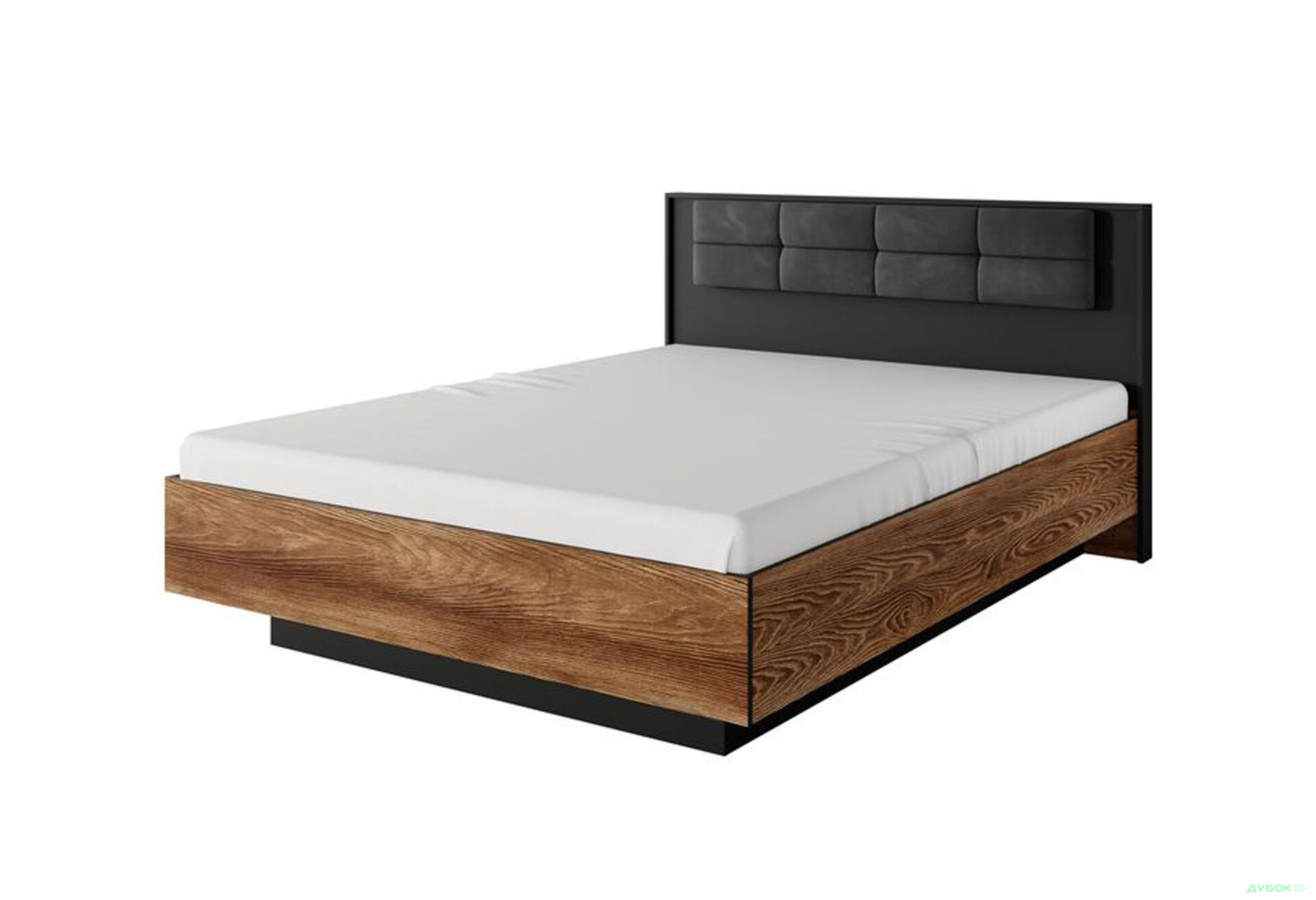 Изображение 1 - Кровать-подиум Perfect Home Милтон / Milton (без вклада) 160х200 см, каштан / антрацит