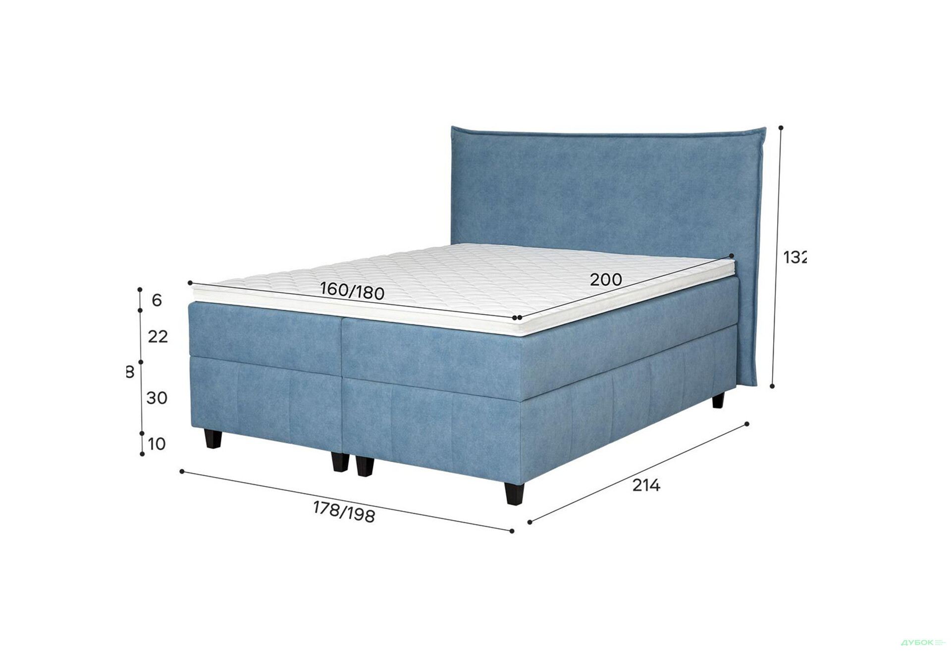 Изображение 12 - Кровать ЕММ Bruno / Бруно 160x200 см подъёмная