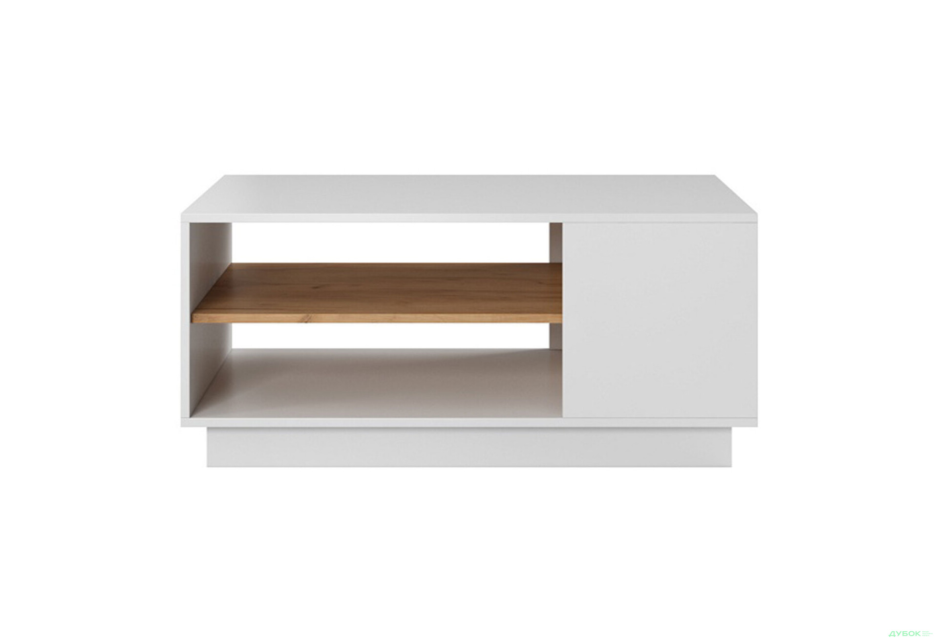 Изображение 2 - Стол журнальный Perfect Home 3D 100х60 см, белый/дуб крафт золотой