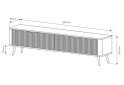 Изображение 7 - Тумба под ТВ Perfect Home Ланте / Lante с 2 дверками 200 см, черный, черные ножки
