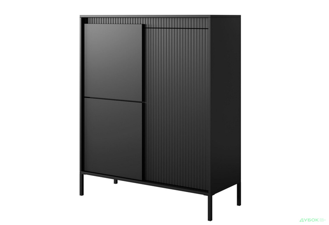 Изображение 4 - Комод Perfect Home Сенсо / Senso 3-дверный 104 см, черный