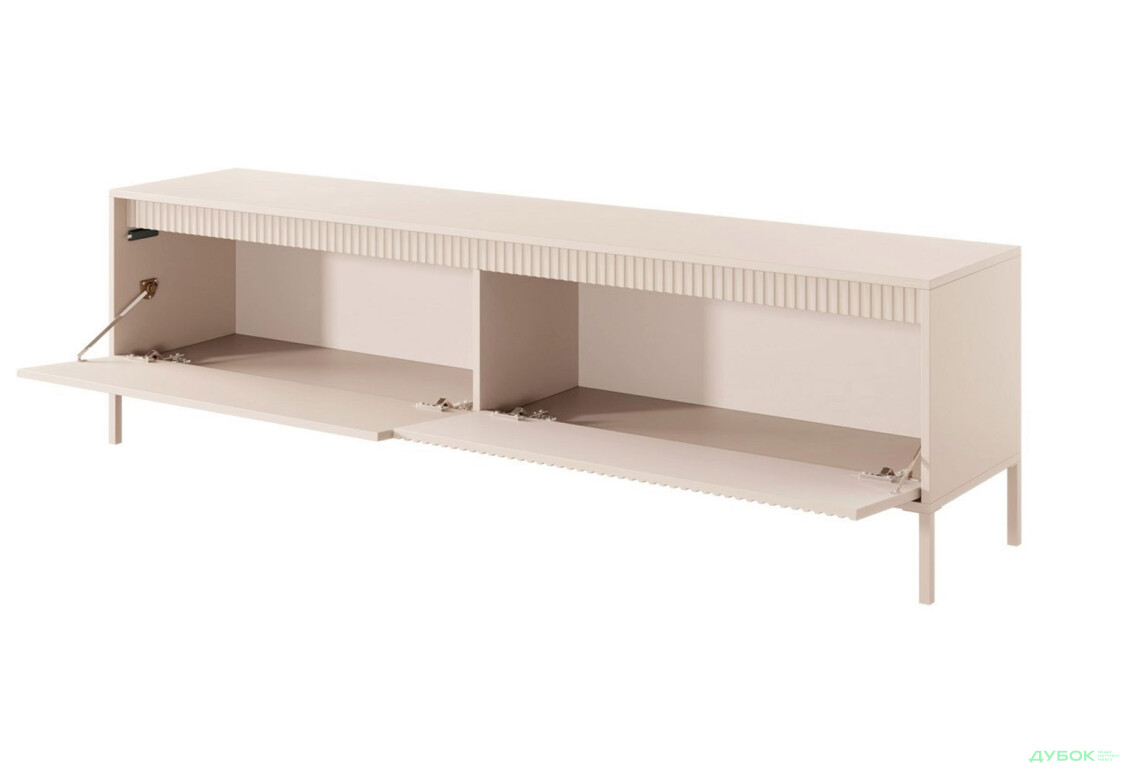 Тумба под ТВ Perfect Home Сенсо / Senso с 2 дверками 187 см, бежевый - Изображение 5 Изображение 5 - Тумба под ТВ Perfect Home Сенсо / Senso с 2 дверками 187 см, бежевый