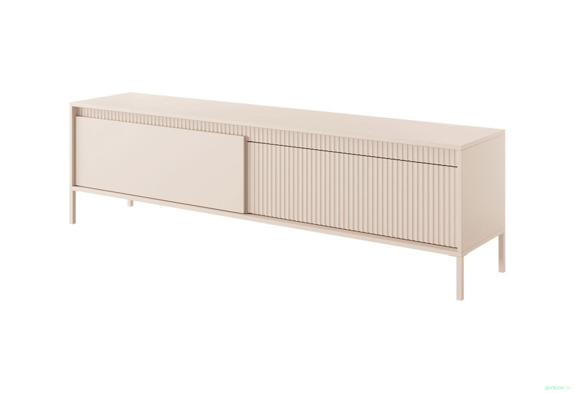 Тумба под ТВ Perfect Home Сенсо / Senso с 2 дверками 187 см, бежевый - Изображение 1 Изображение 1 - Тумба под ТВ Perfect Home Сенсо / Senso с 2 дверками 187 см, бежевый