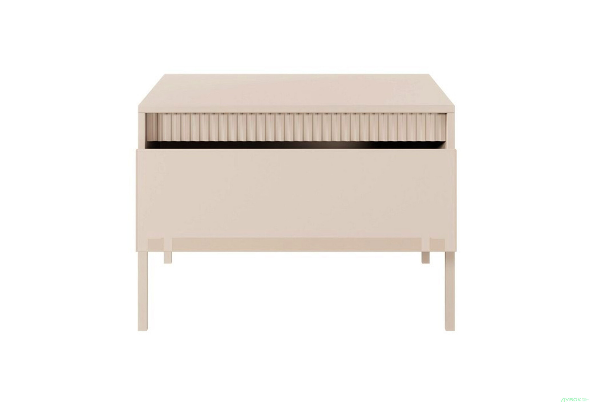 Зображення 3 - Стіл журнальний Perfect Home Сенсо / Senso 68х68 см, бежевий