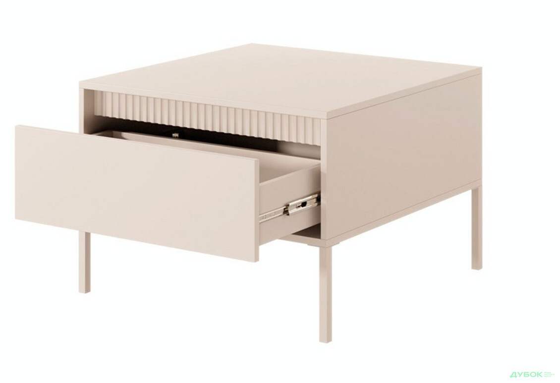 Зображення 5 - Стіл журнальний Perfect Home Сенсо / Senso 68х68 см, бежевий