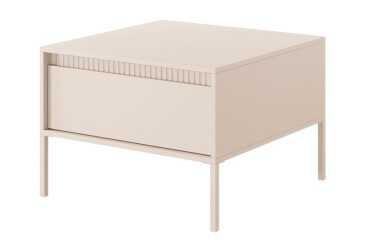 Стол журнальный Perfect Home Сенсо / Senso 68х68 см, бежевый