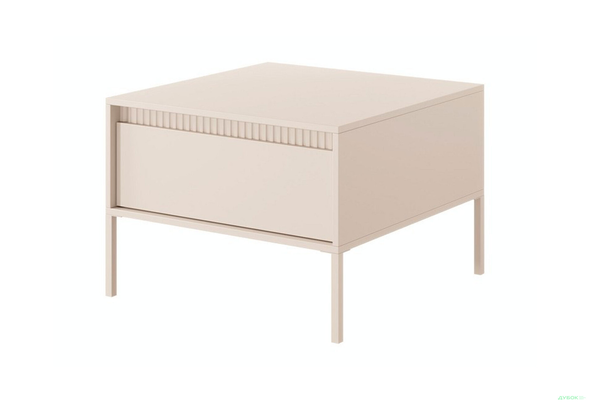 Зображення 1 - Стіл журнальний Perfect Home Сенсо / Senso 68х68 см, бежевий