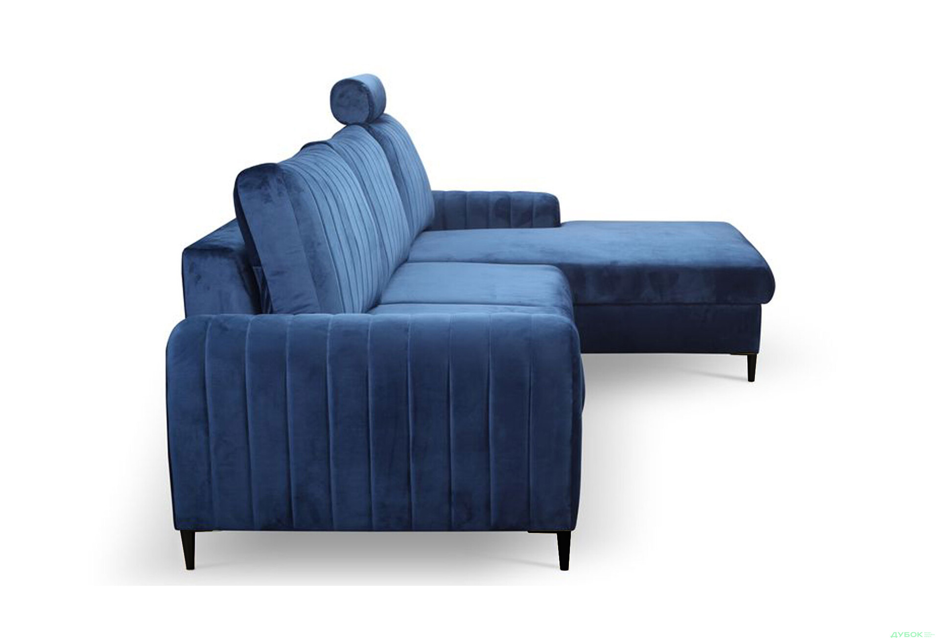Мягкий уголок Perfect Home Монако / Monaco 252х168 см угол Г синий (Velluto 25) - Изображение 4 Изображение 4 - Мягкий уголок Perfect Home Монако / Monaco 252х168 см угол Г синий (Velluto 25)