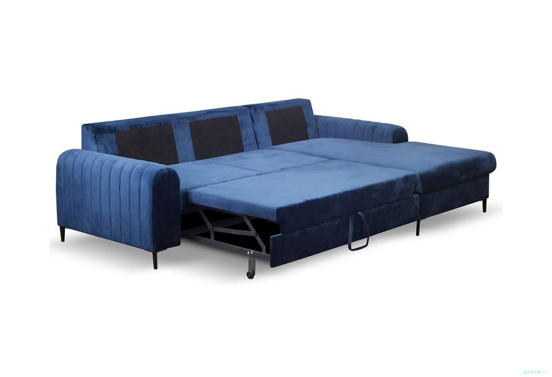 Мягкий уголок Perfect Home Монако / Monaco 252х168 см угол Г синий (Velluto 25) - Изображение 3 Изображение 3 - Мягкий уголок Perfect Home Монако / Monaco 252х168 см угол Г синий (Velluto 25)