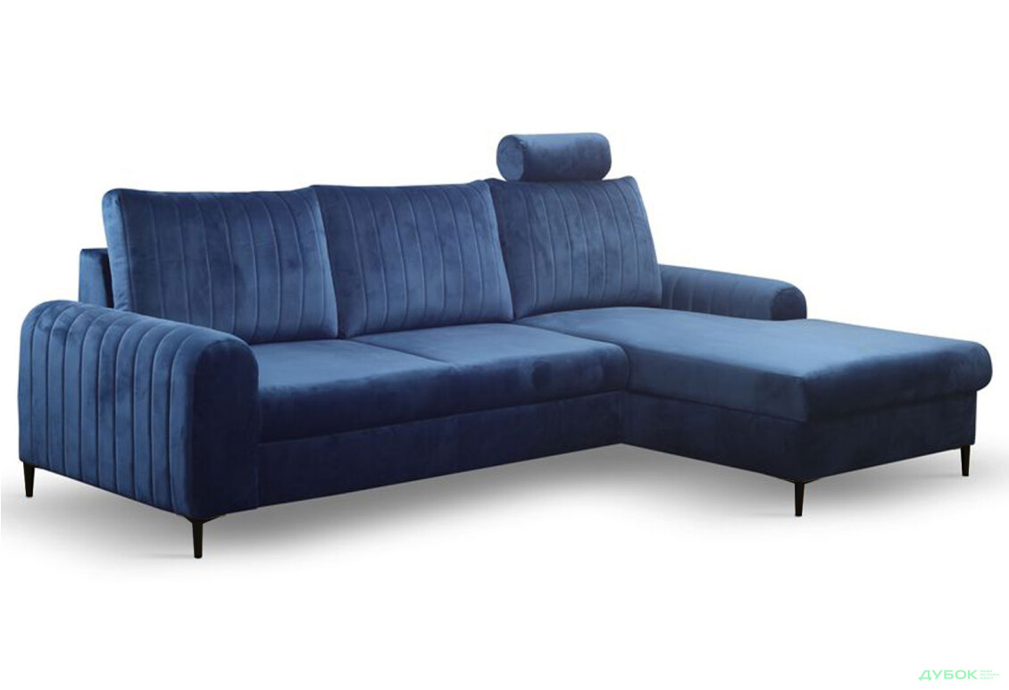 Мягкий уголок Perfect Home Монако / Monaco 252х168 см угол Г синий (Velluto 25) - Изображение 2 Изображение 2 - Мягкий уголок Perfect Home Монако / Monaco 252х168 см угол Г синий (Velluto 25)