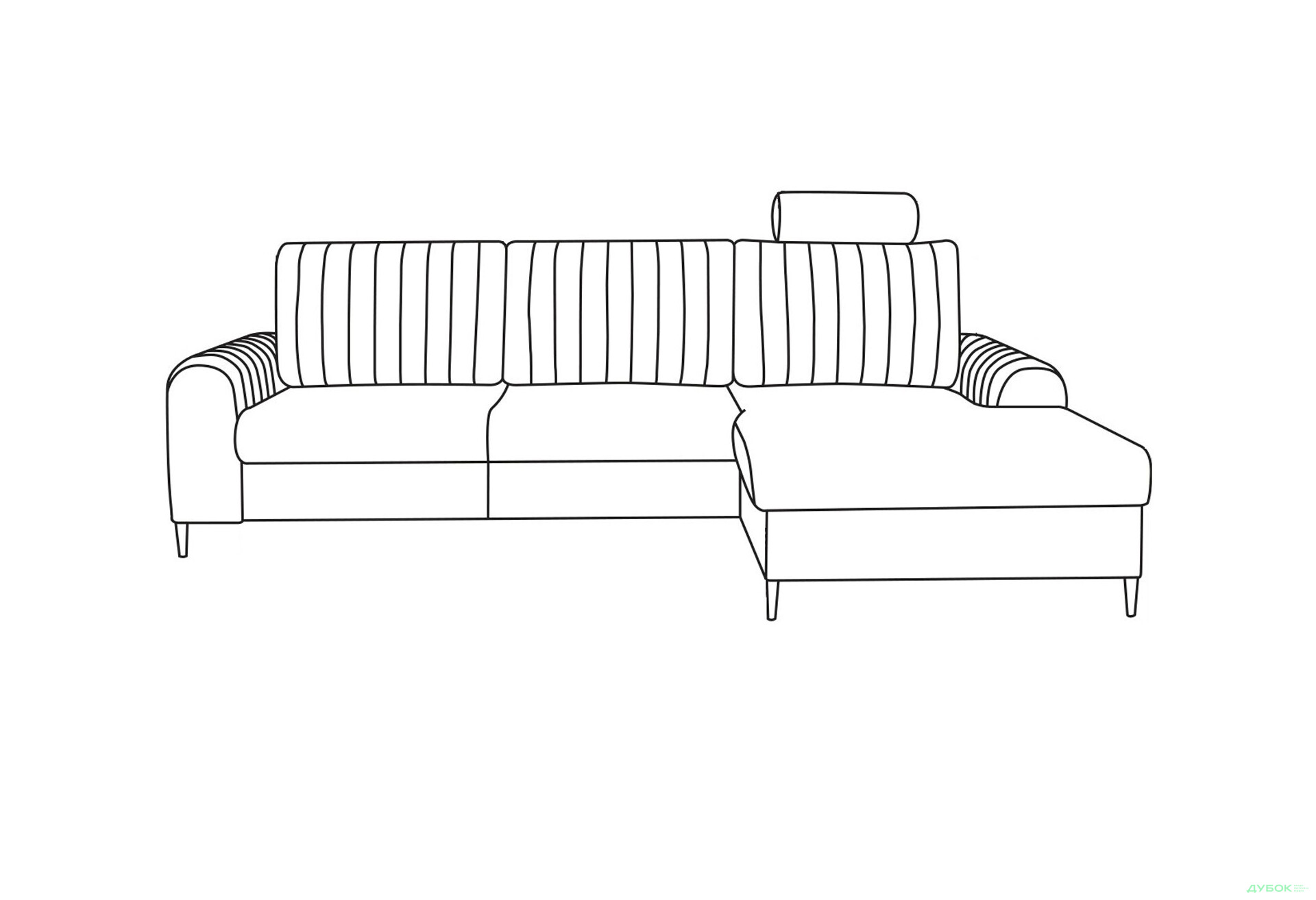 Мягкий уголок Perfect Home Монако / Monaco 252х168 см угол Г синий (Velluto 25) - Изображение 10 Изображение 10 - Мягкий уголок Perfect Home Монако / Monaco 252х168 см угол Г синий (Velluto 25)