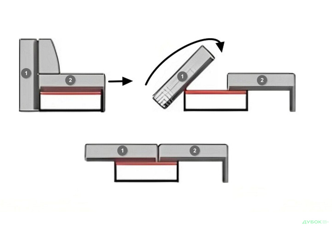 Диван Perfect Home Cloud 230х102 см, Бежевый (Elma 05) - Изображение 12 Изображение 12 - Диван Perfect Home Cloud 230х102 см, Бежевый (Elma 05)