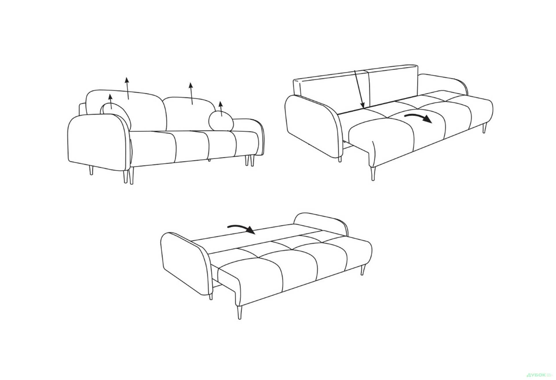 Диван Perfect Home Cloud 230х102 см, Бежевый (Elma 05) - Изображение 11 Изображение 11 - Диван Perfect Home Cloud 230х102 см, Бежевый (Elma 05)