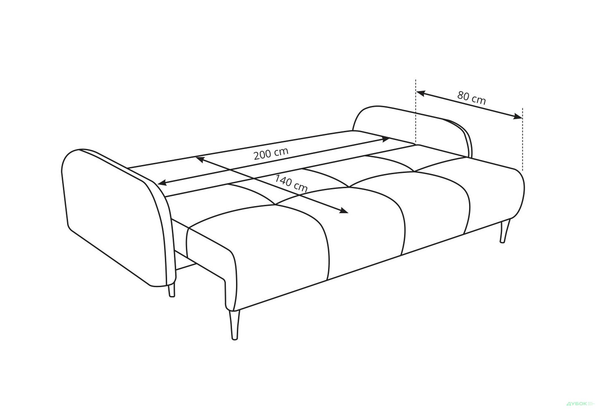 Диван Perfect Home Cloud 230х102 см, Бежевый (Elma 05) - Изображение 10 Изображение 10 - Диван Perfect Home Cloud 230х102 см, Бежевый (Elma 05)