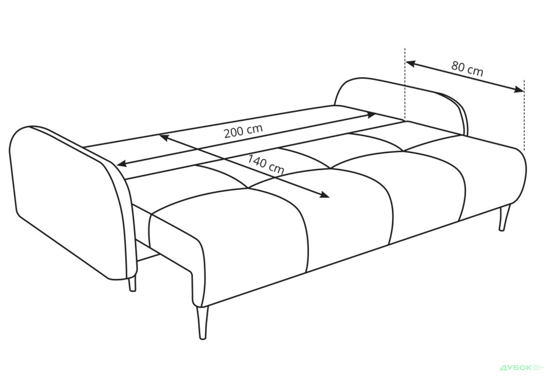Диван Perfect Home Cloud 230х102 см, Бежевый (Elma 05) - Изображение 10 Изображение 10 - Диван Perfect Home Cloud 230х102 см, Бежевый (Elma 05)