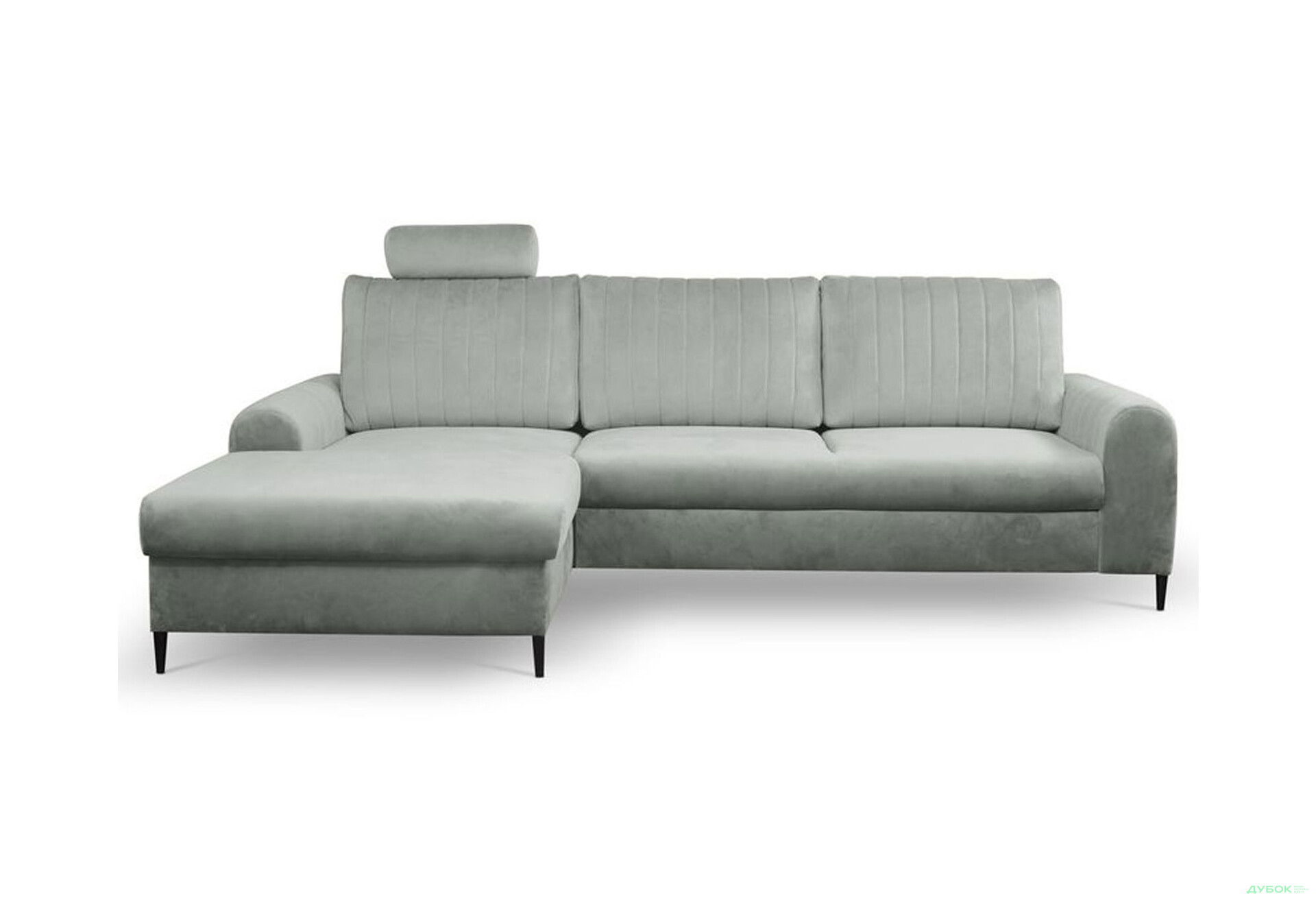 М'який куточок Perfect Home Монако / Monaco 252х168 см кут 7 Сірий (Velluto 16) - Зображення 1 Зображення 1 - М'який куточок Perfect Home Монако / Monaco 252х168 см кут 7 Сірий (Velluto 16)