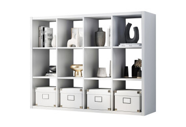 Стелаж на 12 комірки Kredens furniture Vira / Віра-0003 111 см білий