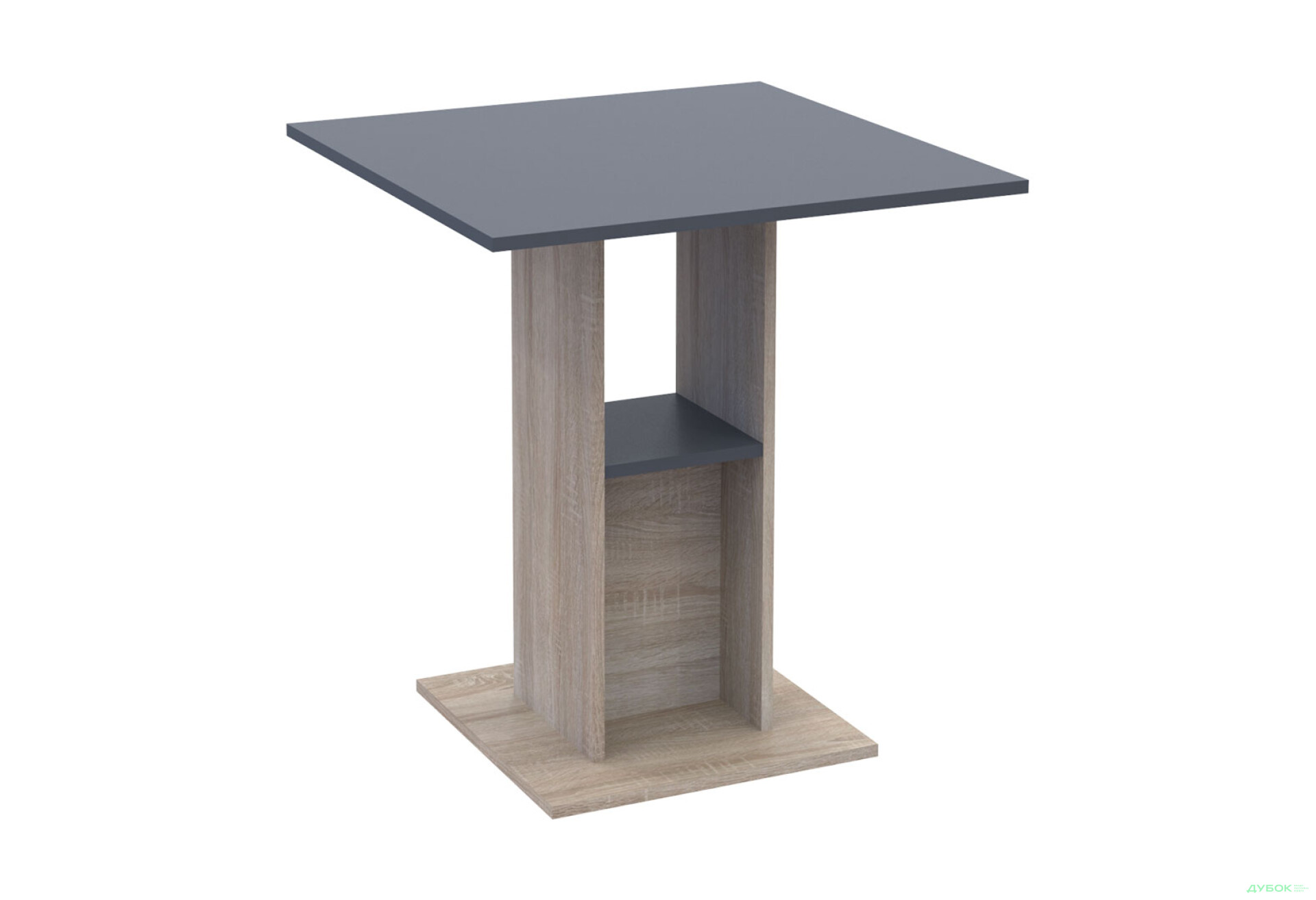 Фото 4 - Столовий стіл Doros Коуд 70 см дуб сонома / графіт