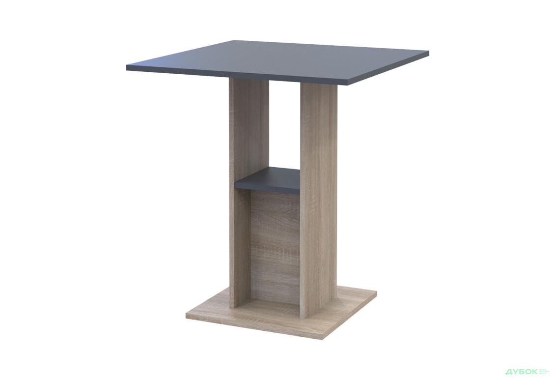 Фото 2 - Столовий стіл Doros Коуд 70 см дуб сонома / графіт