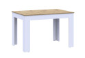 Фото 5 - Столовий стіл Doros Флінт розкладний 120 см, білий / дуб артизан