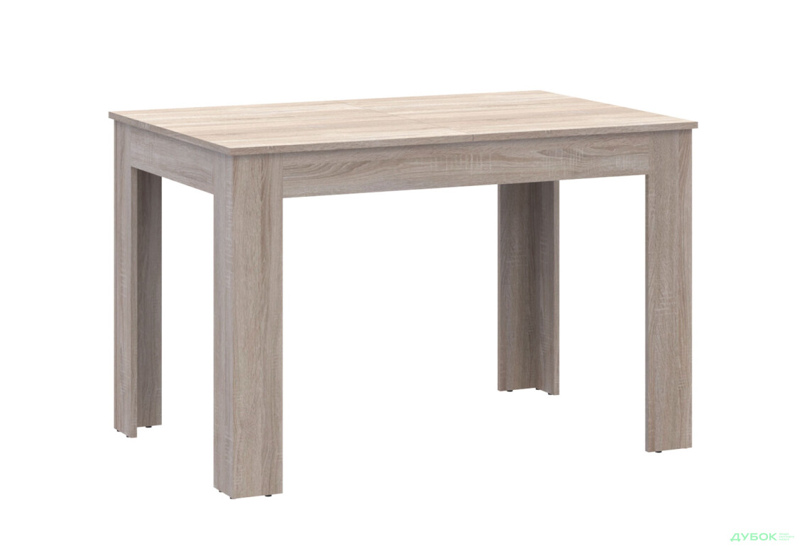 Фото 3 - Столовий стіл Doros Флінт розкладний 120 см, дуб сонома