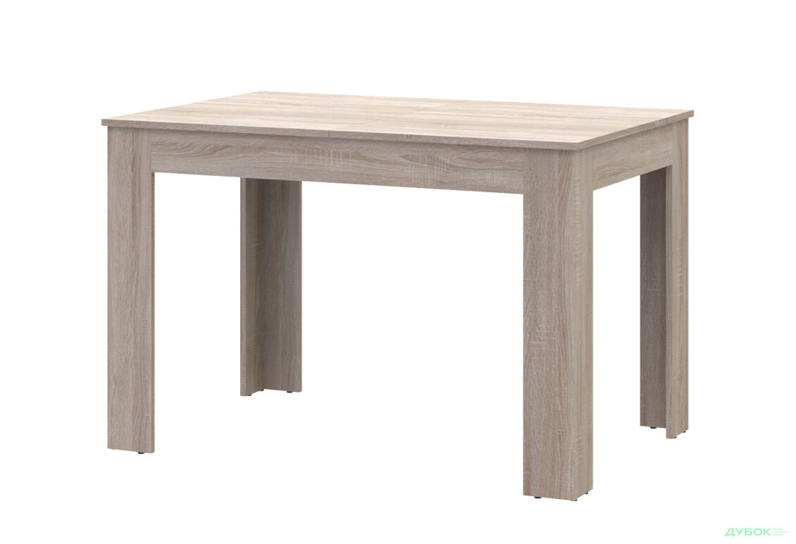 Столовий стіл Doros Флінт розкладний 120 см, дуб сонома