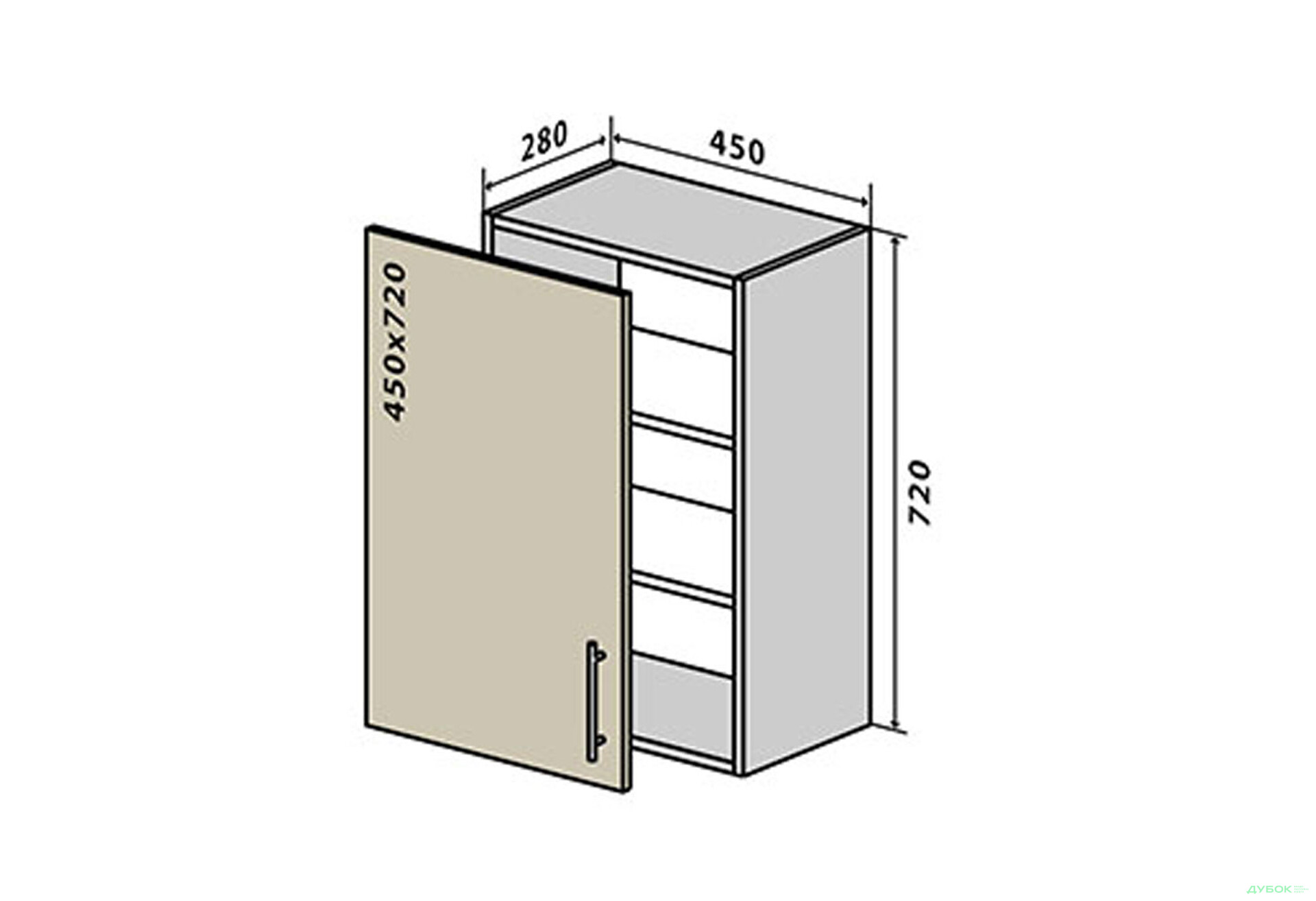 В4 Тумба 1Д 45 ГаМа / GaMa VIP-master - Зображення 1 Зображення 1 - В4 Тумба 1Д 45 ГаМа / GaMa VIP-master