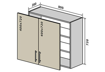 В8 Тумба 2Д 80 ГаМа / GaMa VIP-master
