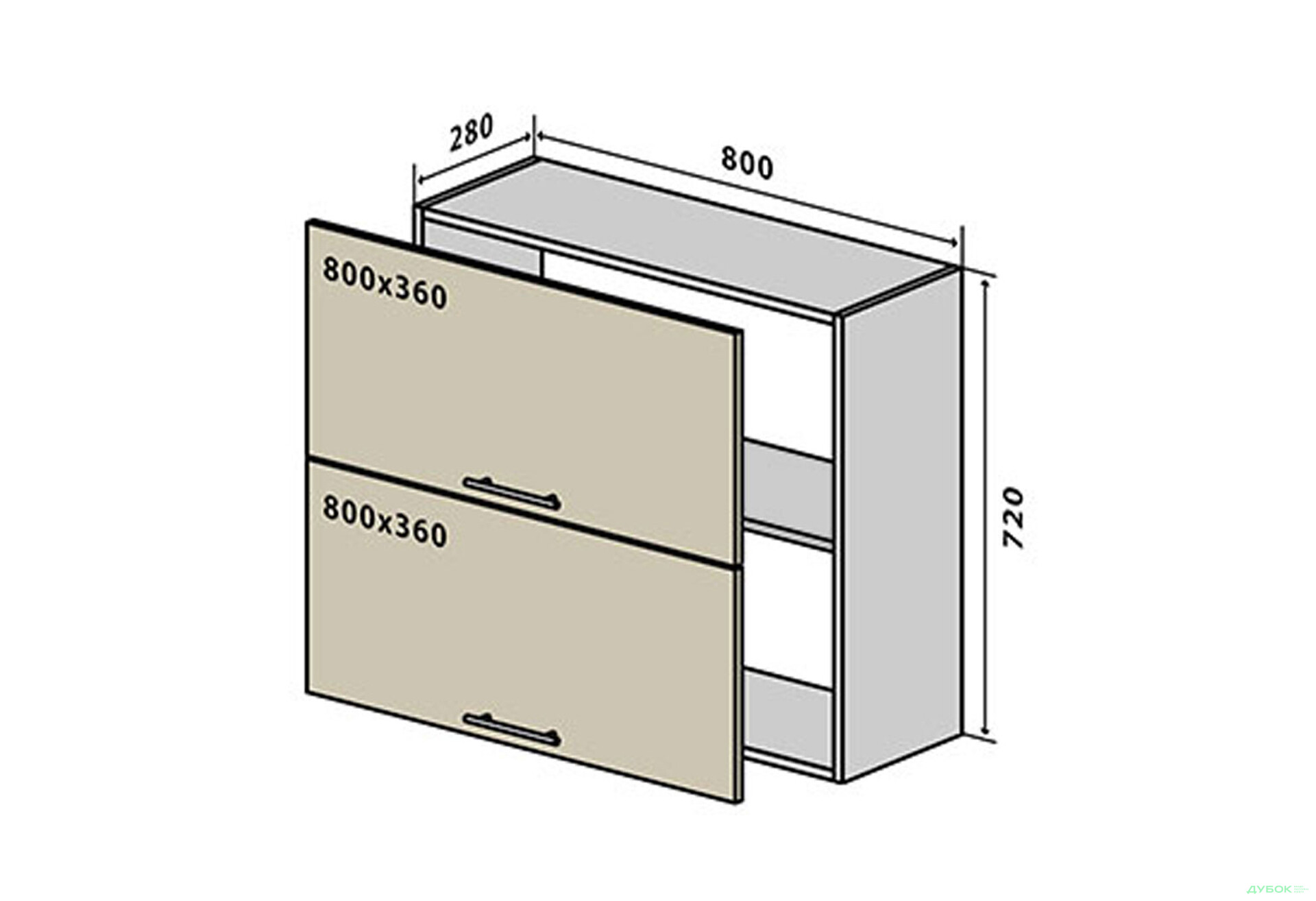 Изображение 1 - В21 Тумба 2Д 80 ГаМа / GaMa Вип-Мастер