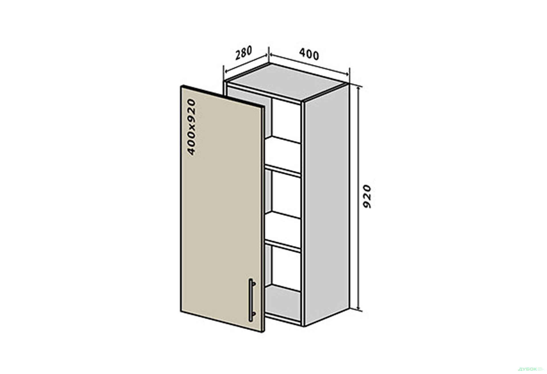 В43 Тумба 1Д 40 ГаМа / GaMa VIP-master - Зображення 1 Зображення 1 - В43 Тумба 1Д 40 ГаМа / GaMa VIP-master