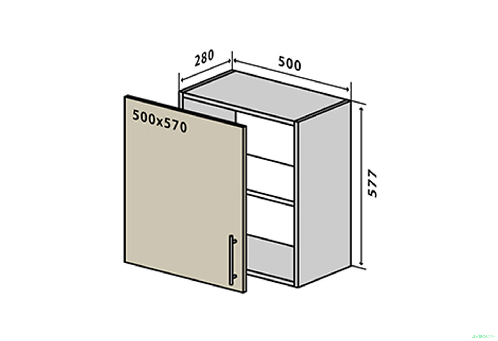 Зображення 1 - В52 Тумба 1Д 50 ГаМа / GaMa VIP-master