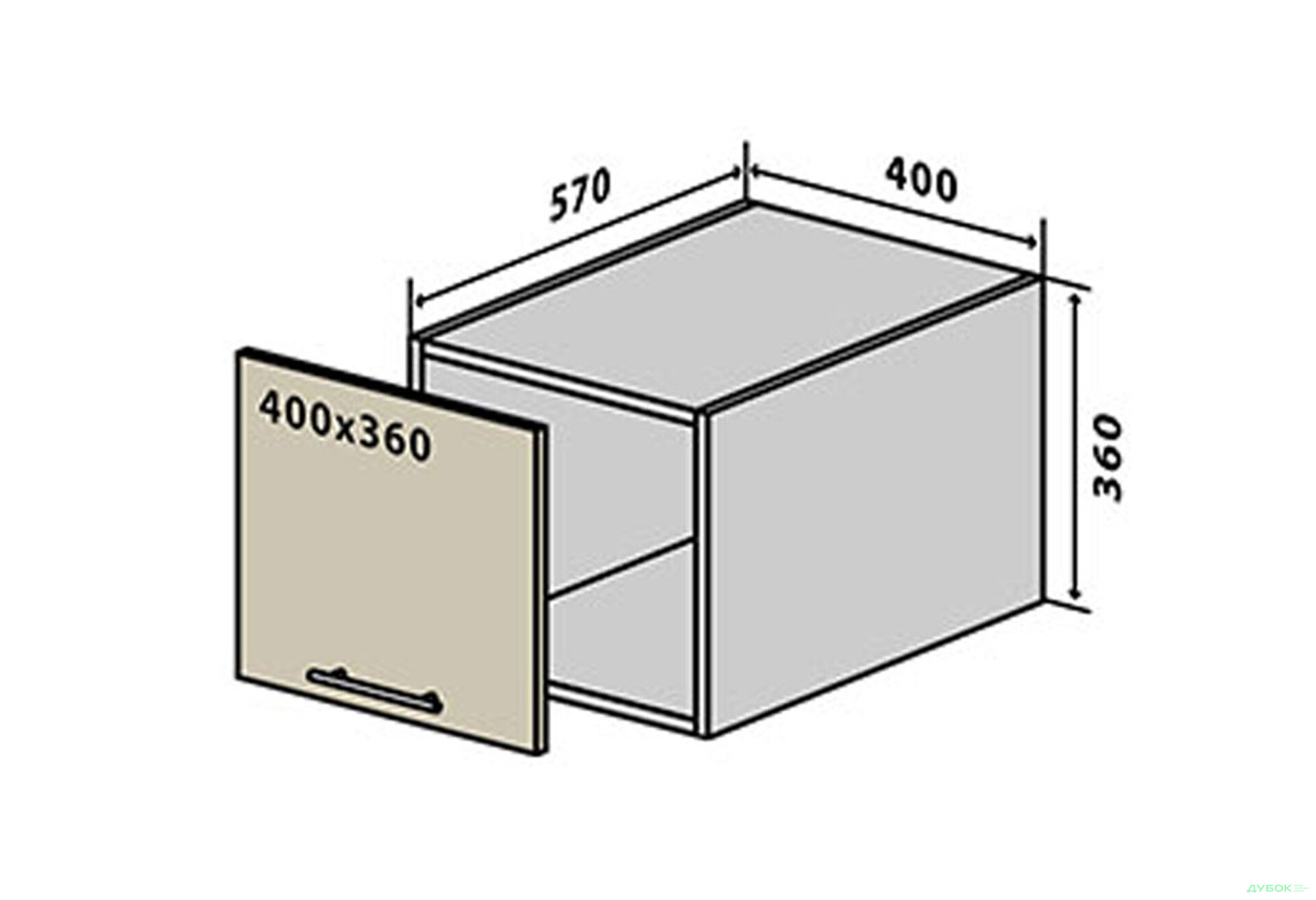 Зображення 1 - В65 Тумба 1Д 40 ГаМа / GaMa VIP-master