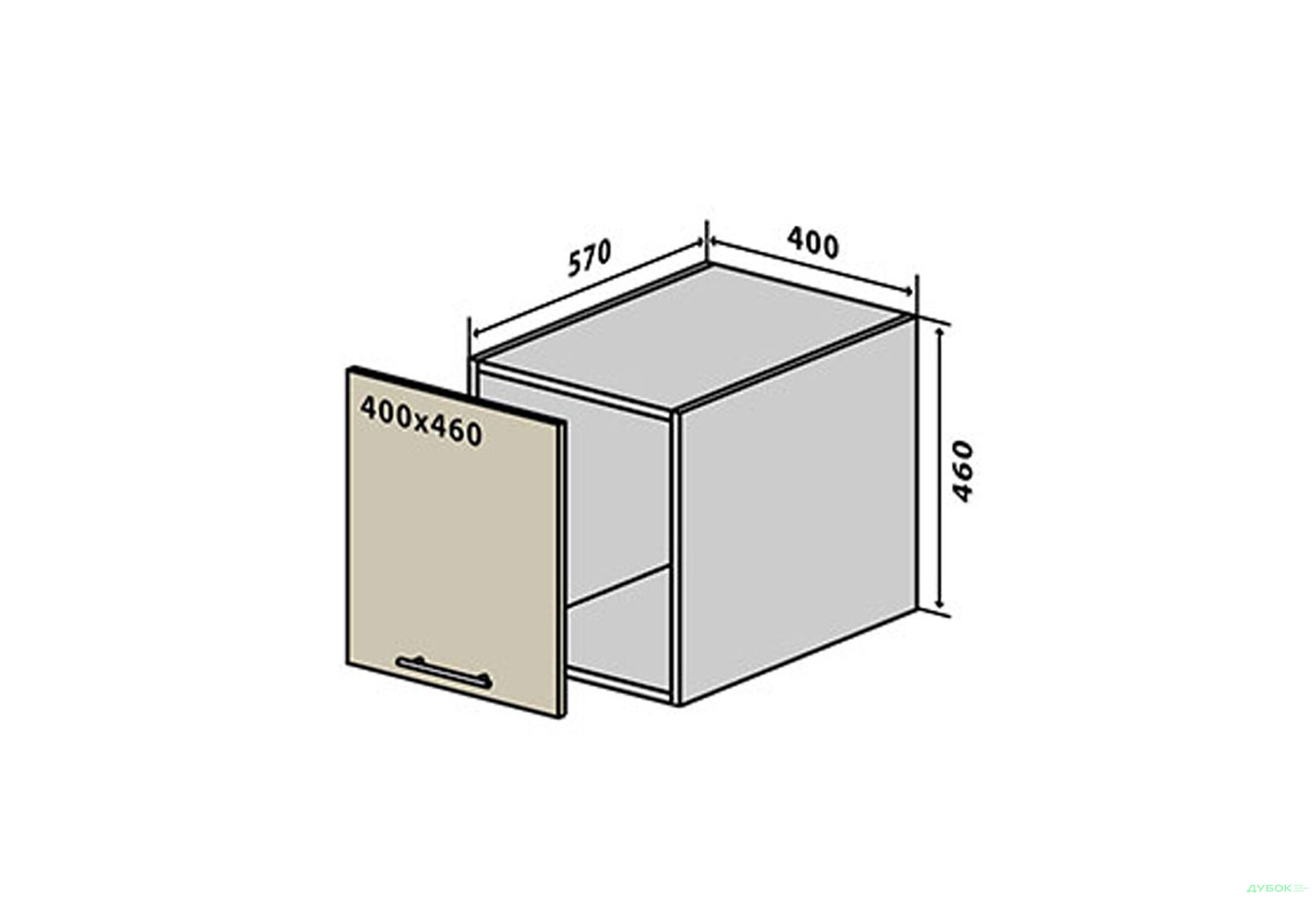 Зображення 1 - В70 Тумба 1Д 40 ГаМа / GaMa VIP-master