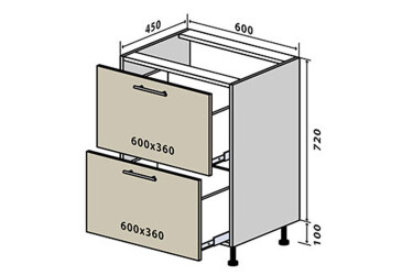 Н10 Тумба 2Ш 60 ГаМа / GaMa VIP-master