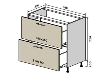 Н11 Тумба 2Ш 80 ГаМа / GaMa VIP-master