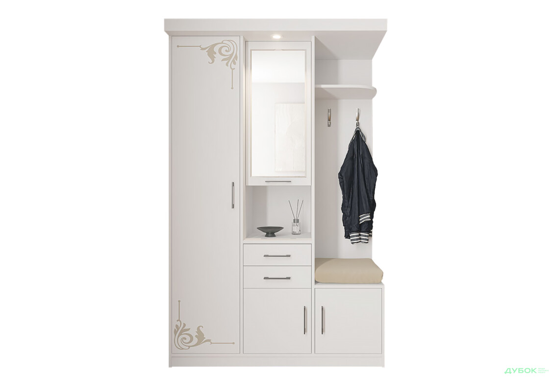 Передпокій Світ Меблів Силует 1 130 см німфея альба 