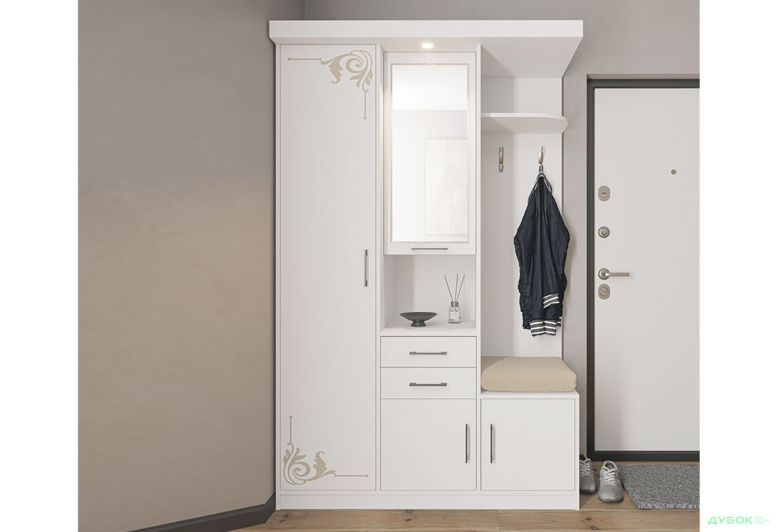 Зображення 2 - Передпокій Світ Меблів Силует 1 130 см німфея альба 