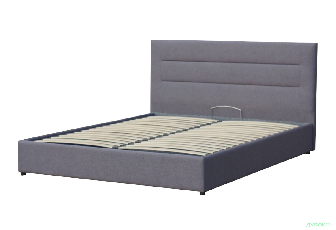 Ліжко-подіум Vika Горизонт 160х200 см газ.підйомний механізм і ламелі, без матрацу, сіре - Зображення 3 Зображення 3 - Ліжко-подіум Vika Горизонт 160х200 см газ.підйомний механізм і ламелі, без матрацу, сіре